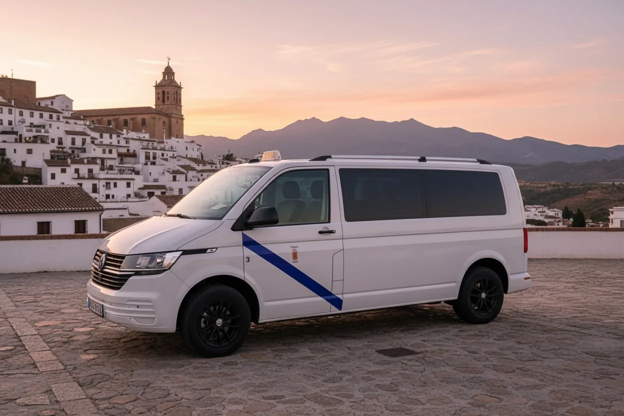 Taxi de Baza, Volkswagen blanca de 7 plazas